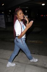 KEKE PALMER at LAX Airport in Los Angeles 01/10/2017