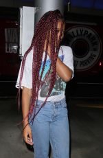 KEKE PALMER at LAX Airport in Los Angeles 01/10/2017