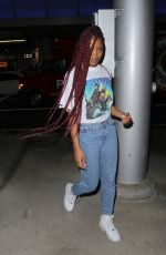 KEKE PALMER at LAX Airport in Los Angeles 01/10/2017