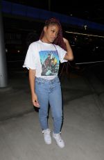 KEKE PALMER at LAX Airport in Los Angeles 01/10/2017