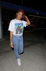 KEKE PALMER at LAX Airport in Los Angeles 01/10/2017