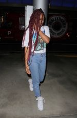 KEKE PALMER at LAX Airport in Los Angeles 01/10/2017