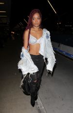 KEKE PALMER at Los Angeles International Airport 12/29/2016