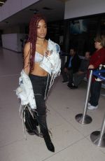 KEKE PALMER at Los Angeles International Airport 12/29/2016