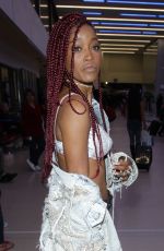 KEKE PALMER at Los Angeles International Airport 12/29/2016