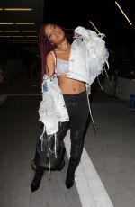 KEKE PALMER at Los Angeles International Airport 12/29/2016