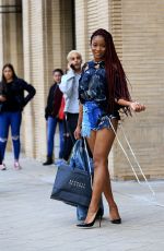 KEKE PALMER in SHorts Out Shopping in Los Angeles 01/07/2017