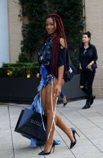 KEKE PALMER in SHorts Out Shopping in Los Angeles 01/07/2017