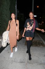KEKE PALMER Night Out in West Hollywood 01/06/2017