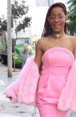 KEKE PALMER Out and About in Beverly Hills 01/11/2017