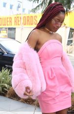 KEKE PALMER Out and About in Beverly Hills 01/11/2017