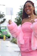 KEKE PALMER Out and About in Beverly Hills 01/11/2017