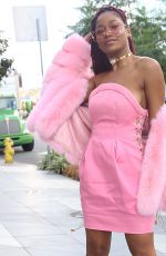 KEKE PALMER Out and About in Beverly Hills 01/11/2017