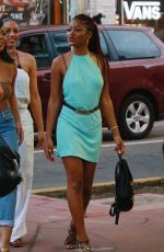 KEKE PALMER Out for Dinner at Puerto Sagua Restraurant in Miami Beach 01/01/2017