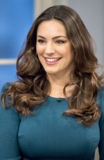 KELLY BROOK on the Set of Lorraine TV Show in London 01/27/2017
