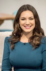 KELLY BROOK on the Set of Lorraine TV Show in London 01/27/2017