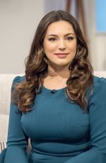 KELLY BROOK on the Set of Lorraine TV Show in London 01/27/2017