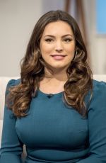 KELLY BROOK on the Set of Lorraine TV Show in London 01/27/2017