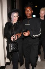 KELLY OSBOURNE at Catch LA in West Hollywood 01/16/2017