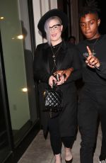 KELLY OSBOURNE at Catch LA in West Hollywood 01/16/2017