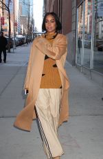 KELLY ROWLAND Arrives at CBS Sstudios in New York 01/25/2017