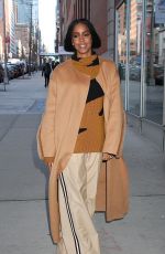 KELLY ROWLAND Arrives at CBS Sstudios in New York 01/25/2017