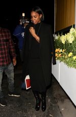 KELLY ROWLAND Leaves a Dinner in West Hollywood 01/21/2017
