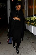 KELLY ROWLAND Leaves a Dinner in West Hollywood 01/21/2017