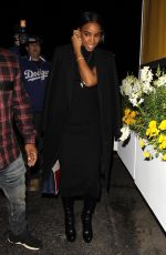 KELLY ROWLAND Leaves a Dinner in West Hollywood 01/21/2017