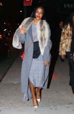 KELLY ROWLAND Night Out in New York 01/26/2017
