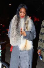 KELLY ROWLAND Night Out in New York 01/26/2017