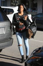 KELLY ROWLAND Out and About in Beverly Hills 01/14/2017