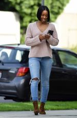 KELLY ROWLAND Out and About in Beverly Hills 01/15/2017