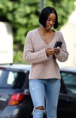 KELLY ROWLAND Out and About in Beverly Hills 01/15/2017