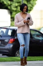 KELLY ROWLAND Out and About in Beverly Hills 01/15/2017