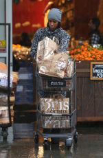 KELLY ROWLAND Out for Grocery Shopping in Beverly Hills 01/22/2017