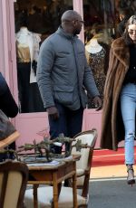 KENDALL JENNER and A$AP Rocky Out in Paris 01/22/2017