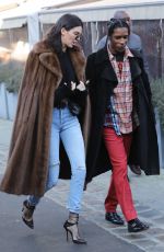 KENDALL JENNER and A$AP Rocky Out in Paris 01/22/2017