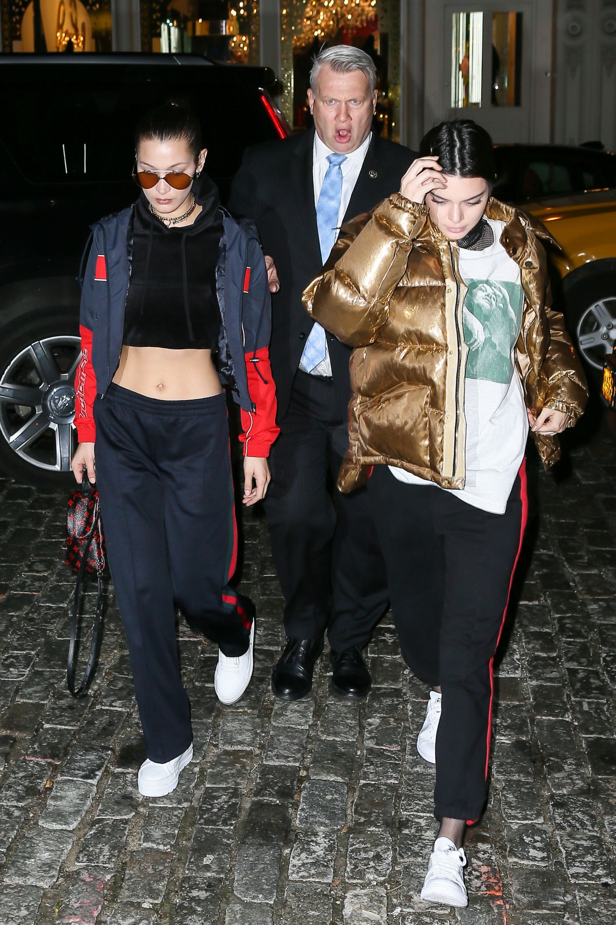 KENDALL JENNER and BELLA HADID Night Out in New York 01/18/2017 ...