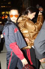 KENDALL JENNER and BELLA HADID Night Out in New York 01/18/2017