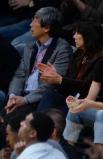 KENDALL JENNER and HAILEY BALDWIN at LA Lakers v Memphis Grizzlies Game in Los Angeles 01/03/2017