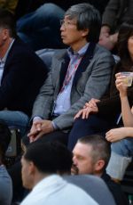KENDALL JENNER and HAILEY BALDWIN at LA Lakers v Memphis Grizzlies Game in Los Angeles 01/03/2017