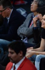 KENDALL JENNER and HAILEY BALDWIN at LA Lakers v Memphis Grizzlies Game in Los Angeles 01/03/2017