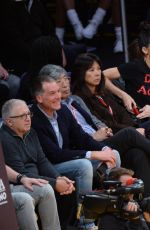 KENDALL JENNER and HAILEY BALDWIN at LA Lakers v Memphis Grizzlies Game in Los Angeles 01/03/2017