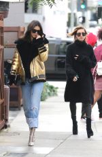 KENDALL JENNER and HAILEY BALDWIN Out in West Hollywood 01/02/2017