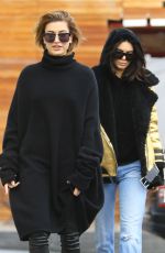 KENDALL JENNER and HAILEY BALDWIN Out in West Hollywood 01/02/2017