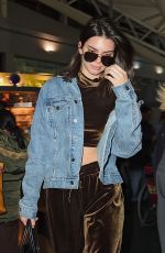 KENDALL JENNER at JFK Airport in New York 01/12/2017