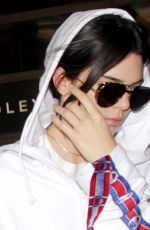 KENDALL JENNER at LAX Airport in Los Angeles 01/25/2017