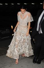 KENDALL JENNER at Metropolitan Museum of Art in New York 01/16/2017