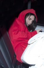 KENDALL JENNER Leaves State Social House in West Hollywood 01/09/2017